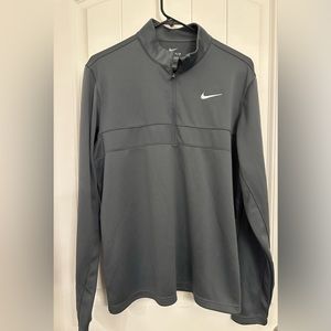 Nike grey 1/4 zip pullover. Mens medium